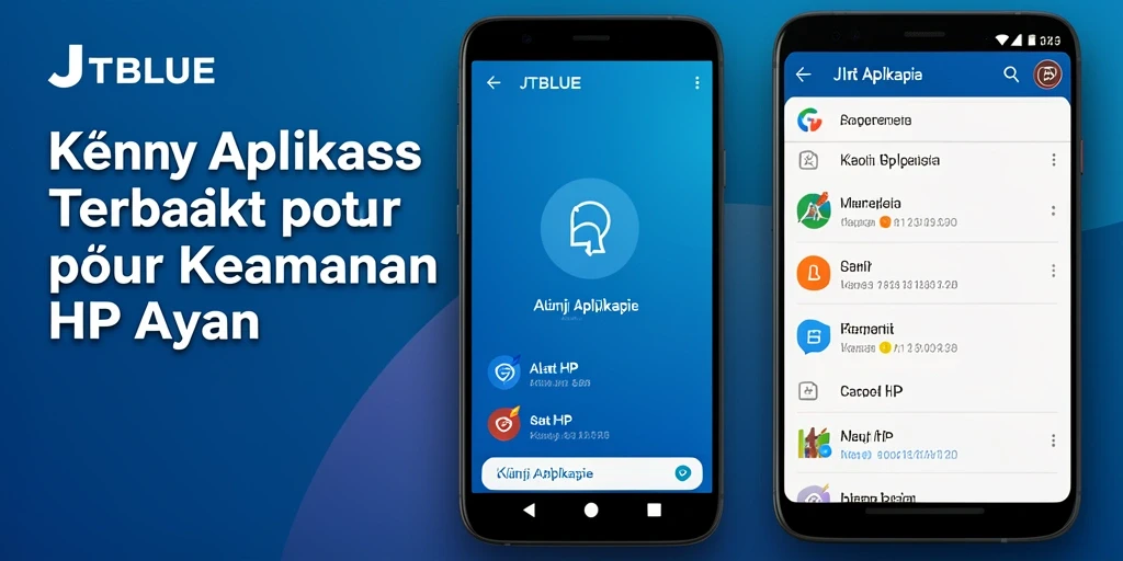 Tampilan antarmuka JTBLUE yang sederhana dan efektif.