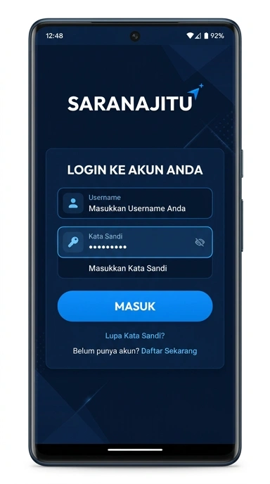 Cara Mudah Masuk Akun Saranajitu untuk Pengguna Android